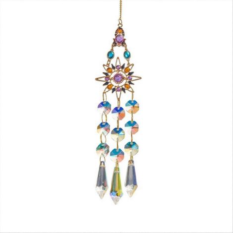 Carillon éolien d'extérieur en cristal, musique de jardin 3D B (1/5)