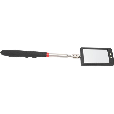 Miroir d'inspection télescopique pour la réparation automobile, avec éclairage LED, rotation à 360 degrés. (1/5)