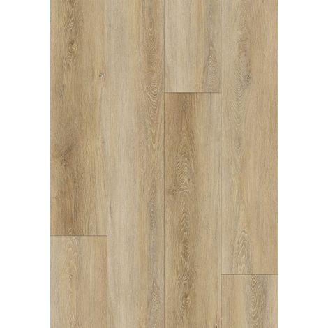 Échantillon de panneaux vinyles Mexen Worcester 1240 x 182 mm SPC 6,5 mm, sous-couche IXPE 1,5 mm, 4 V-Fuge, Chêne - F1117-S (1/2)