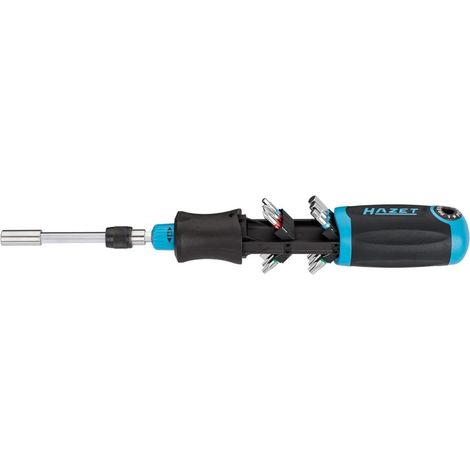 Tournevis a cliquet porte embout avec magasin de 12 embouts integre (1/5)