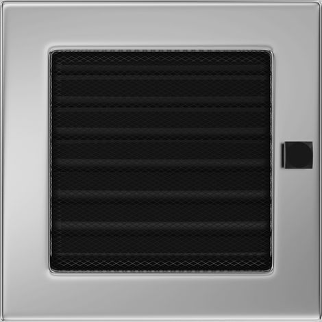 Vent Cover 17x17 nickel - plated with blinds (1/4)