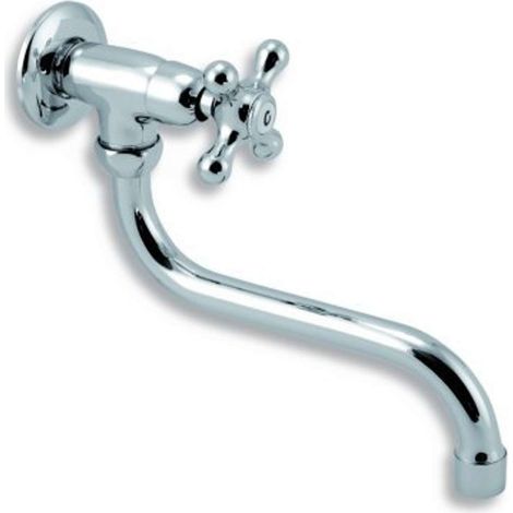Novaservis Titania Retro II - Rubinetto da lavabo, solo acqua fredda, cromo 99107,0