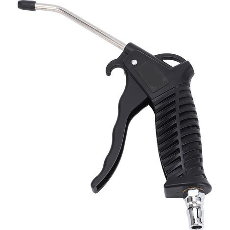 Pistolet à poussière industriel coudé en acier inoxydable pour compresseur d'air, outil de nettoyage et de dépoussiérage (1/4)