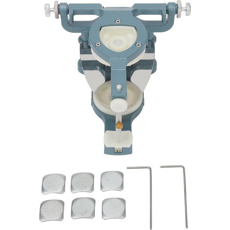 Articulateur dentaire magnétique en acier inoxydable, joint masticatoire simulé, grande taille, type B, pour prothèses et laboratoire dentaire. (1/5)