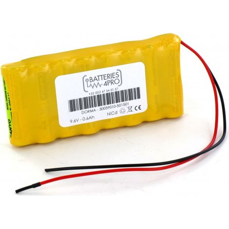 Batteria 9.6 v 0.6Ah per automatico porta ES90