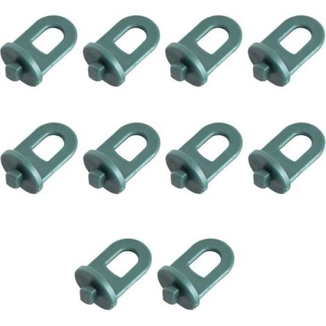 Bardusch - 10x crochets suspendus pour serre de plantes support de fixation de pinces de vigne pour serre (1/4)