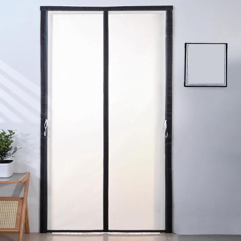 Magnétique Rideau de Porte Rideaux Salon pour l'hiver Thermique (1/5)