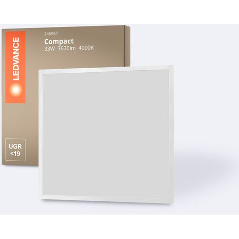 Pannello LED 60x60cm 36W 3600lm Eco 600 LEDVANCE No Flicker 3000K Individuale Bianco Caldo