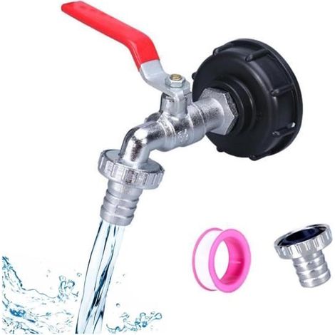 IBC Tankhahn, IBC Tankadapter, IBC Gewindeadapter 3/4", IBC Hahnanschluss, IBC Ablasshahn, IBC Auffangbehälter