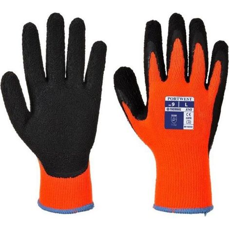 Gants thermique Soft Grip Portwest - Nouveau Modèle - Froid - Jaune - Main - Mixte (1/5)
