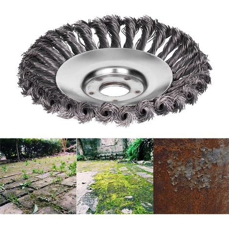 Tête de coupe-bordures en acier inoxydable, roue de désherbage de rechange, accessoire pour tondeuses à gazon (1/5)