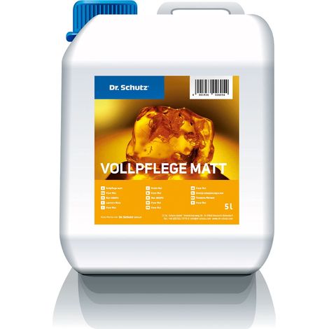 Cera pavimenti opaca, cura pavimenti opachi, Vollpflege matt 5 Liter per 100m² (1/3)
