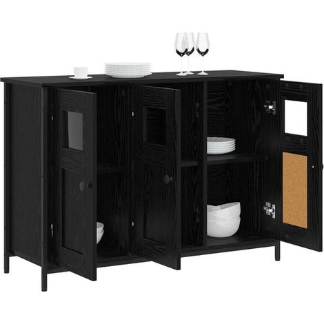 Buffet Bas de Cuisine en Bois d'Ingénierie, Meuble Rangement Moderne 100 x 35 x 70 cm pour Salle à Manger et Salon (1/5)