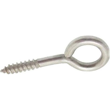 50 Pitons à Filetage Bois 6 x 100 mm - Inox A2 - D-Work