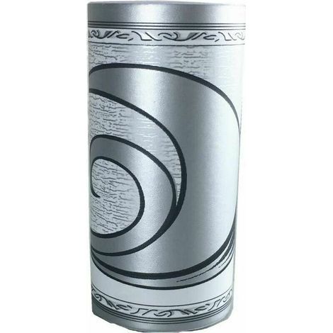 Carta da parati e bordo decorativo 10 cm x 9 m (grigio) (1/4)