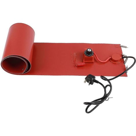 Chauffe-baril de 200 L, élément chauffant en silicone, avec ressort élastique et thermostat, prise britannique 220 V xyxa (1/4)