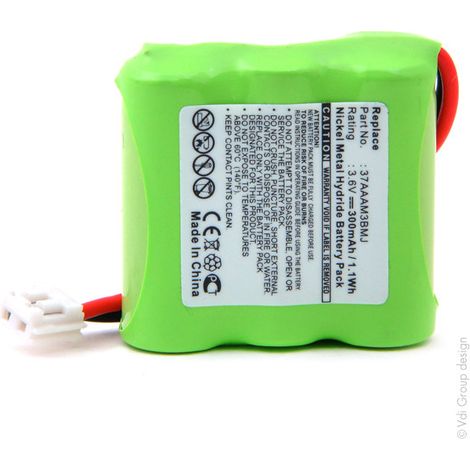 NX - Batterie téléphone 3x 2/3AAA 3S1P ST1 3.6V 300mAh Conn - 37AAAM3BMJ37 (1/4)
