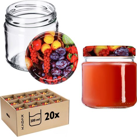 KADAX Glas Klara 200ml fi66 TO-210 Packung mit 20 Stück + (1/5)