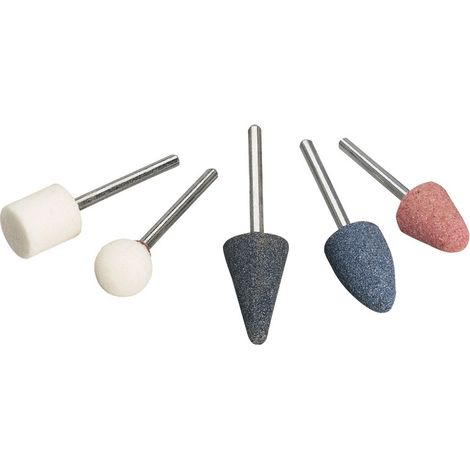 Draper 1/8" Shank Mounted Grinding Point Set – 5-Piece Professional Grinding Tool Kit (Model 49294) (1/5)