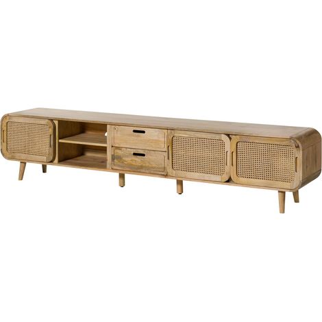 TV-Board Mango 240x40x50 natur lackiert VALENCIA 125
