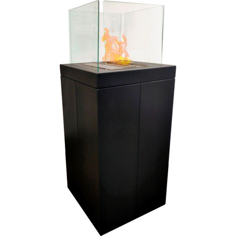 Camino a Bioetanolo da Pavimento 42x42x103 cm Devil Nero (1/5)
