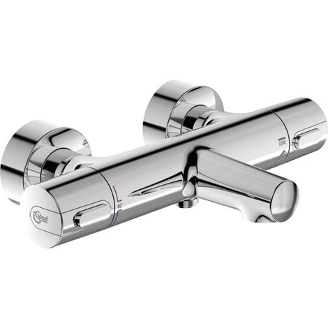 Miscelatore termostatico da bagno-doccia a parete IDEAL STANDARD CERATHERM 100 150 mm + o - 13 mm Cromo rif. A4623AA (1/5)