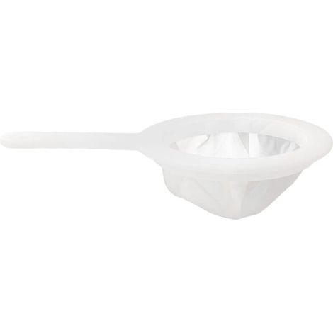 Filtre alimentaire à 200 mailles, passoire à mailles fines réutilisable, passoire en plastique à mailles de nylon avec poignée, idéale pour filtrer le café, les jus, les huiles, le lait de soja