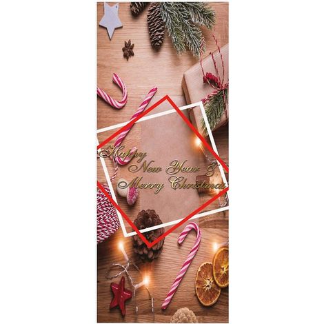 3D-Türsticker für Weihnachten, Schlafzimmerdekoration, Weihnachtssticker-Kollektion