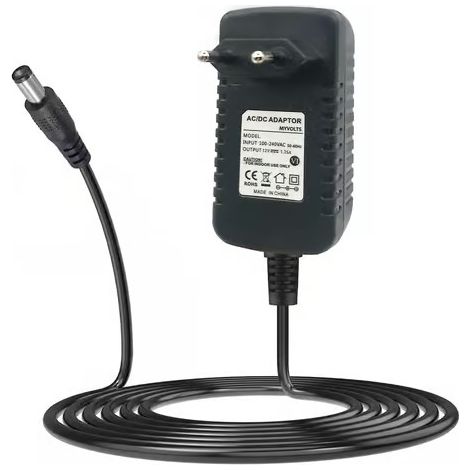 Alimentation de remplacement 12 V myVolts compatible avec la platine vinyle Ion Max LP en bois (1/4)