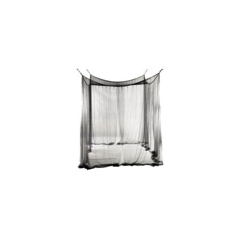 Zanzariera a baldacchino a quattro ante per letto matrimoniale, grande zanzariera singola in poliestere per viaggi e casa - 190 x 210 x 240 cm