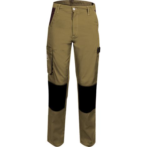 Pantalon de Travail Femme Sable - Fashion Sécurité - Résistant, Confortable et Tendance - Bricolage et Jardinage - 34 (1/3)