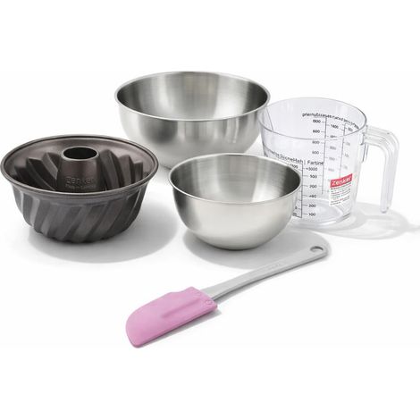 Set de 5 ustensiles de pâtisserie moule à gâteaux bols spatule pâtisserie et verre doseur Spécial mini Spécial mini Zenker Spécial mini (1/5)