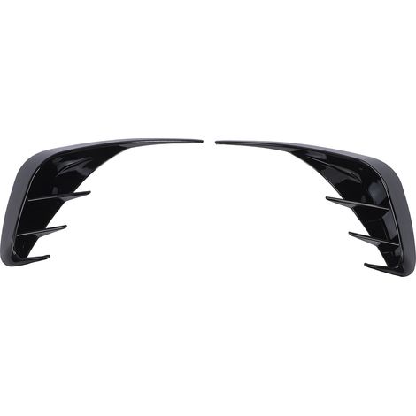 Paire de becquet d'aération latérale de pare-chocs arrière noir brillant look sportif aérodynamique pour série 3 G21 Wagon M Sport 2019 à 2022. (1/4)