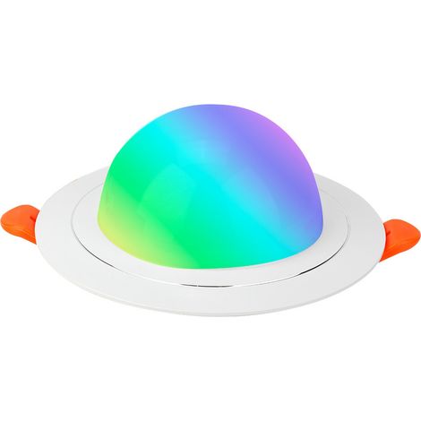 Spot LED encastrable intelligent RGB+W blanc 7 W avec commande vocale via application, AC85-265 V (1/5)