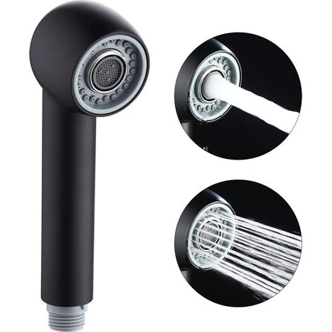 Douchette de robinet de cuisine avec 2 modes, tête de pulvérisation de rechange pour aérateur de robinet (1/5)