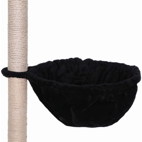 lionto Liegemulde für Kratzbäume, 40 cm Durchmesser, 25 cm Tiefe, schwarz
