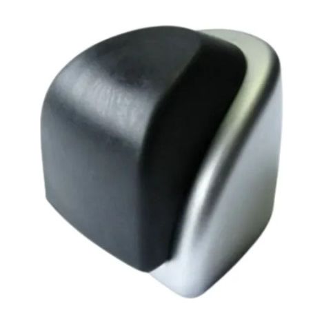 Butée de sol en chromé velours, H.3,6 x L.4 x P.4,5 mm