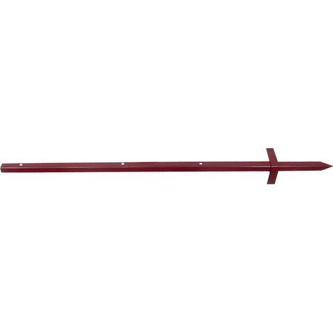 Estaca de acero angular para pastos de 1,15 m x 3 mm