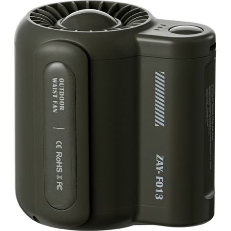 Ventilateur de taille créatif, portable USB, silencieux, refroidissement puissant, mini ventilateur de climatisation d'extérieur. (1/2)