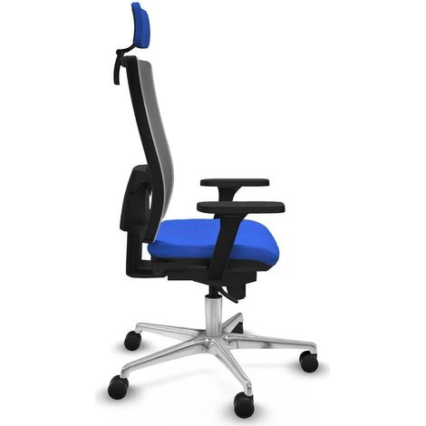 Piqueras y Crespo Silla de oficina moderna azul vivo
