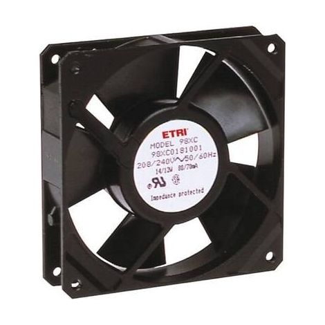 Ecofit 98XH0181000 Ventola assiale 240 V/AC 1860 l/min (L x L x A) 119 x 119 x 25.9 mm (1/2)