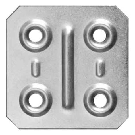 Piastrina Piana 4 x 4 cm 200 Pezzi (1/2)