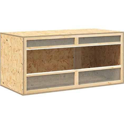 Maison Exclusive - Terrario in Legno Multistrato 100x47x47 cm