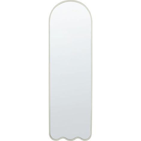 Wandspiegel BUSSY 45 cm 145 cm Metall Cremeweiß (1/5)