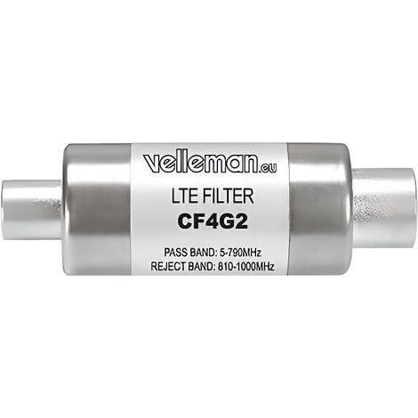 FILTRE ANTENNE TELE TNT ANTI PARASITES INTERNET TELEPHONE 4G CONNECTEUR 9.5mm