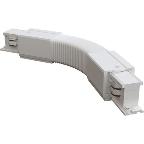 Connettore Flessibile Per Binario Plastica Bianco (1/2)