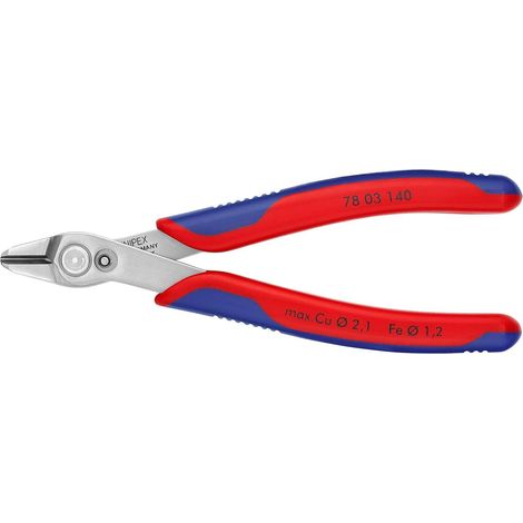 1 - Pince Coupante - Cisaille Électronique - Coupe Affleurante Précise - Acier Inoxydable - Pour Électronique Et Mécanique De Précision - Noir Et Gris - 140 mm (1/5)