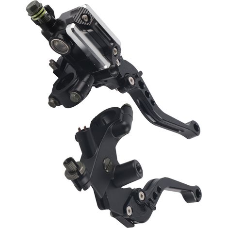 Levier de maître-cylindre universel pour moto, paire de 22mm (7/8"), réservoir de frein et embrayage, compatible avec la plupart des motos, kit de 2 pièces, aluminium robuste. (1/5)