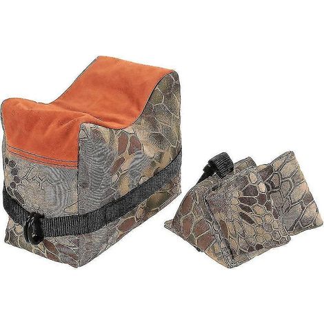Sac de sable à motif python, sac de chasse avec support de joue fixe à clip pour oreiller, sac de sable posé au sol, sac de photographie (1/5)