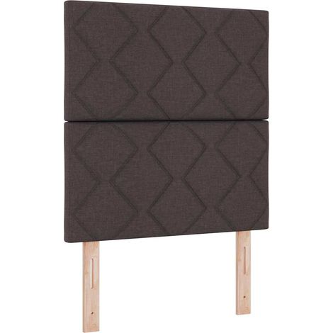 Tête de lit，Décoration murale en Tissu Marron foncé 80 cm tissu CFW779265 (1/5)